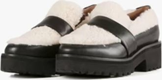 All Black Womens Sherpa Loafer In Black