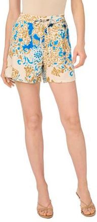 Vince Camuto Floral Pull-On Shorts in Sepia Tan at Nordstrom Rack, Size X-Small