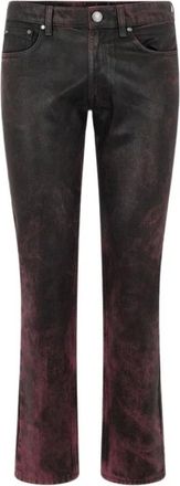 Roberto Cavalli Hombre, Vaqueros, Rojo, Talla: XL