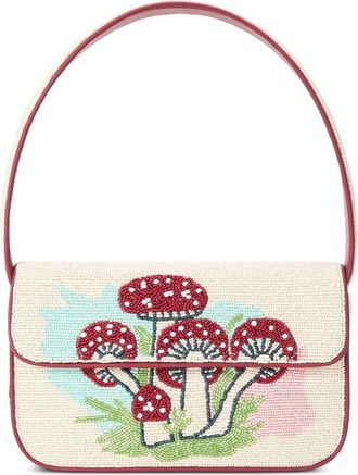 Staud Tommy Beaded Mushroom Tote Bag