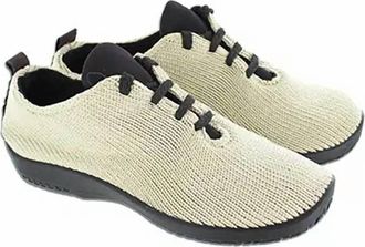 Arcopedico Womens Ls Knit Sneaker In Beige