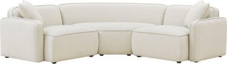 TOV Furniture Tov Furniture Travie 3Pc Upcycled Linen Modular L-Sectional