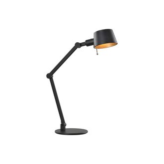 Lucande L&aacute;mpara de mesa de metal negro