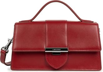 Lancaster Paris Ily Handbag - Dames - Handtassen - Rood - ONE Size - Leer - Tassen