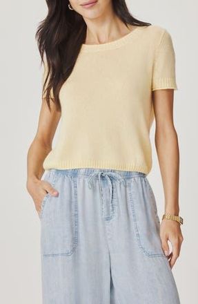 Splendid Emerson Short Sleeve Sweater in Honeysuckle Yellow at Nordstrom Rack, Size X-Small
