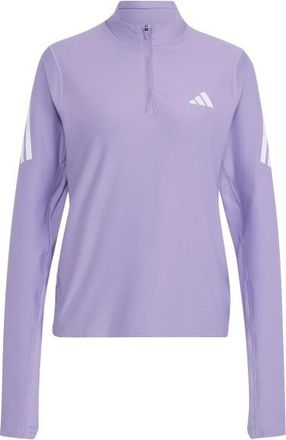 adidas ADI365 Running Iconic Half Zip Laufshirt f&uuml;r Damen | lila
