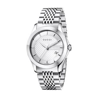 Gucci Accessoires, Heren, Grijs, ONE Size, G-Timeless Horloge