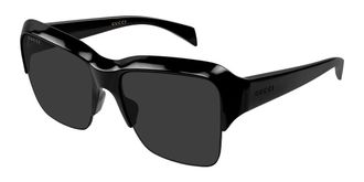 Gucci GG2024S 001 Womens Sunglasses Black Size 57