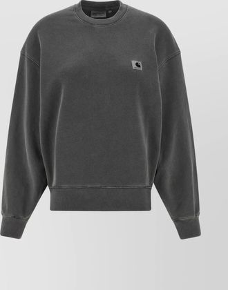 Carhartt Work in Progress crew neck sweatshirt with ribbed cuffs and hem