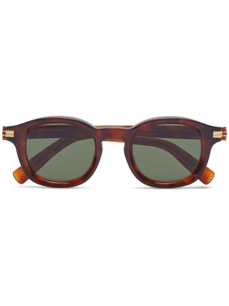 Ermenegildo Zegna Occhiali da sole tondi - Marrone