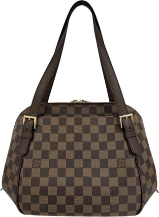 Louis Vuitton Brown Damier Canvas Handbag Tote Bag (Pre-Owned)