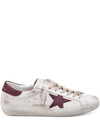 Golden Goose Super Star Leather Upper Toe And Tongue Lather Star And Heel
