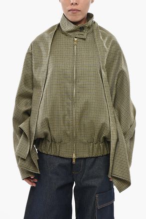 Darkpark Wool Houndstooth Padded Bomber LEE Darkpark