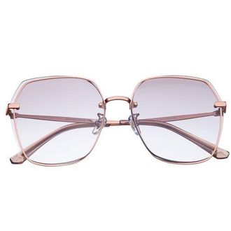 Bertha Sunglasses Renata Sunglasses in Rose Gold/purple at Nordstrom