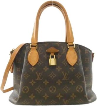 Louis Vuitton Tweedehands Canvas Louis Vuitton tassen - Dames - Vintage Handtas - Bruin - ONE Size - Vintage