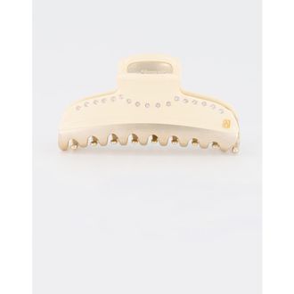 Alexandre de Paris Vendome Large Crystal Hair Claw Clip in Ivory at Nordstrom