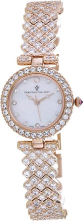 Christian Van Sant Womens Romana White Dial Watch