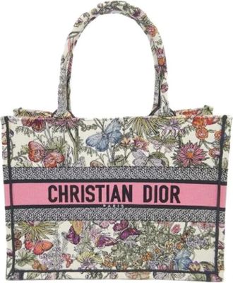 Dior Pre-owned Vintage Canvas Tote Bag - Dames - Vintage Shopper - Veelkleurig - ONE Size - Vintage