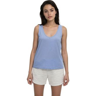 tentree Kinney Tank in Lakeside Blue Heather at Nordstrom, Size X-Small