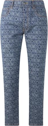 Moschino Slim Jeans - Heren - Slim Fit Jeans - Blauw - M - Katoen - Jeans