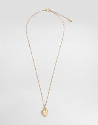 Dolce & Gabbana Heart Pendant Necklace - Woman Bijoux Gold Metal Onesize