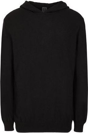 8 by YOOX WOOL BLEND PLAIN KNIT RELAXED FIT HOODIE