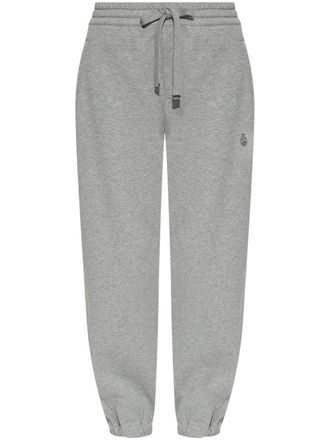 Alexander McQueen Alexander Mcqueen Womens Logo-Embroidered Track Pants