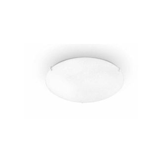 Ideal Lux Plafoniera Moderna Lana Vetro Bianco 3 Luci E27