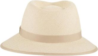 Max Mara Mxadolmen Hoed - unisex - Hoeden - Beige - 58 CM - Katoen - Accessoires
