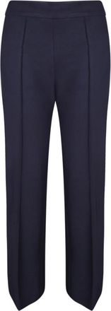 Blanca Vita Milano Stitch Broek - Dames - Wijde Broeken - Blauw - S - Broeken