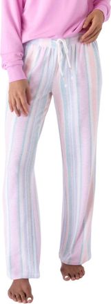 PJ Salvage Stripe Baja Babe Pant In Ivory