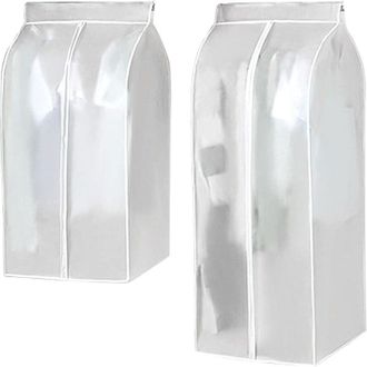 OEM Bolsa Protectora De 2 Piezas Para Ropa, Funda Para Armario, Funda Protectora Grande A Prueba De Polvo Y Polillas Para Chaquetas, Abrigos Y Trajes (tra
