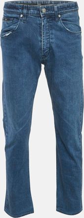 HUGO BOSS Boss By Hugo Boss Blue Denim Straight Leg Jeans S Waist