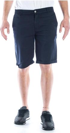 Daniele Alessandrini Shorts - Heren - Korte Broeken - Blauw - W38 - Katoen - Korte Broeken