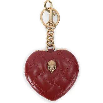 Kurt Geiger Kensington Heart Mirror Bag Charm in Red at Nordstrom Rack