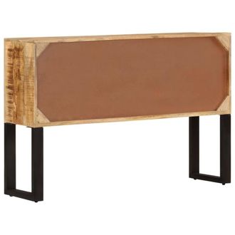 Berkfield Home Sideboard 110x30x74 cm Rough Mango Wood in Brown | Size: 110 x 30 x 74 cm