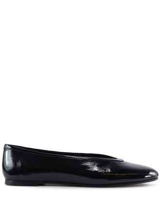 Notabene Betty ballerina shoes - women - Calf Leather/Calf Leather/Patent Calf Leather - 37 - Black