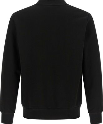 Lacoste Logo-Embroidered Sweatshirt - Black