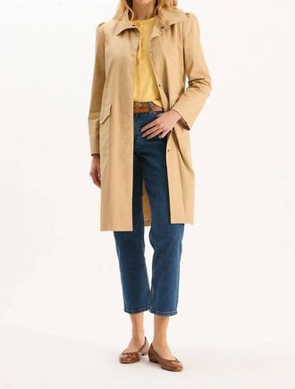 Tyler B&ouml;e Tasha Water Repellent Trench Coat In Beige