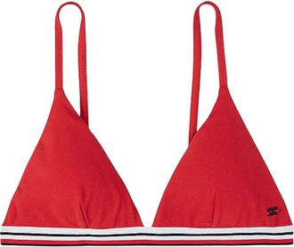 Tommy Hilfiger Badmode, Dames, Rood, XL, Nylon, Triangle Bikini Top