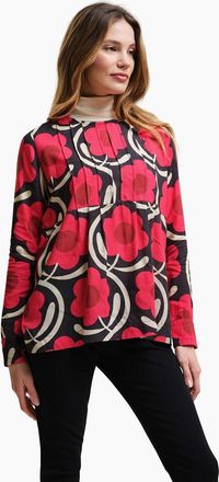 Regatta Womens Regatta Womens/Ladies Orla Floral Lightweight Breathable Blouse - Red - Size: 12