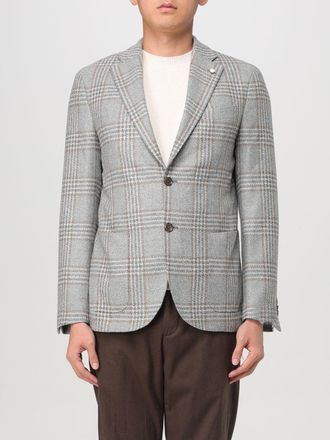Luigi Bianchi Blazer Luigi Bianchi in lana vergine check