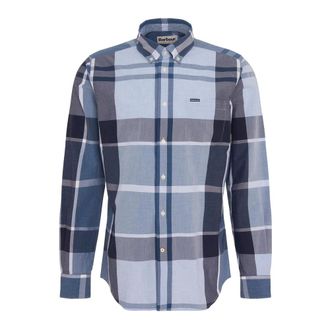 Barbour Overhemden, Heren, Blauw, M, Katoen, Accessories