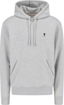 Ami Grey Ami de Caur Kangaroo Pocket Hoodie