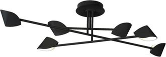 Mantra Semi-plafon Capuccina Negro Led 44.5w Mantra