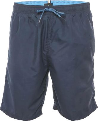 BOSS Zwembroek met elastische tailleband - Blauw