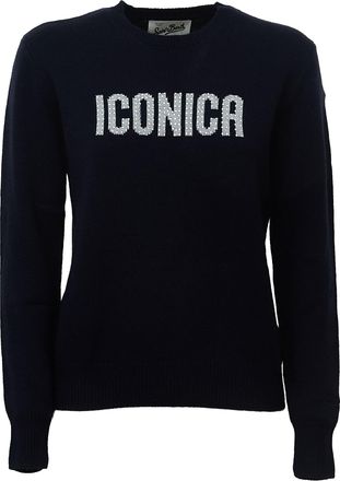 MC2 Saint Barth New Queen Iconica Rhinestone Sweater