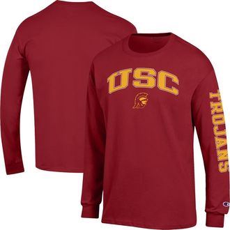 Champion Mens Champion Cardinal USC Trojans Arch Over Logo 2-Hit Long Sleeve T-Shirt at Nordstrom, Size Xx-Large