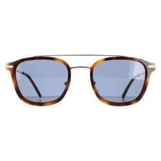 Lacoste zonnebril L608SND 710 Gold Havana Blue