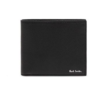 Paul Smith Signature Stripe Interior Billfold Wallet - male - Paul Smith - Wallets & Cardholders - Black - ONE SIZE - Accessories